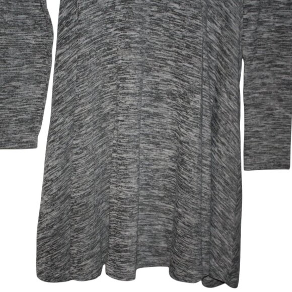 Isle by Melis Kozan Heather Gray Cowl Neck Long Sleeve Sweater Dress Women's S - Picture 3 of 12